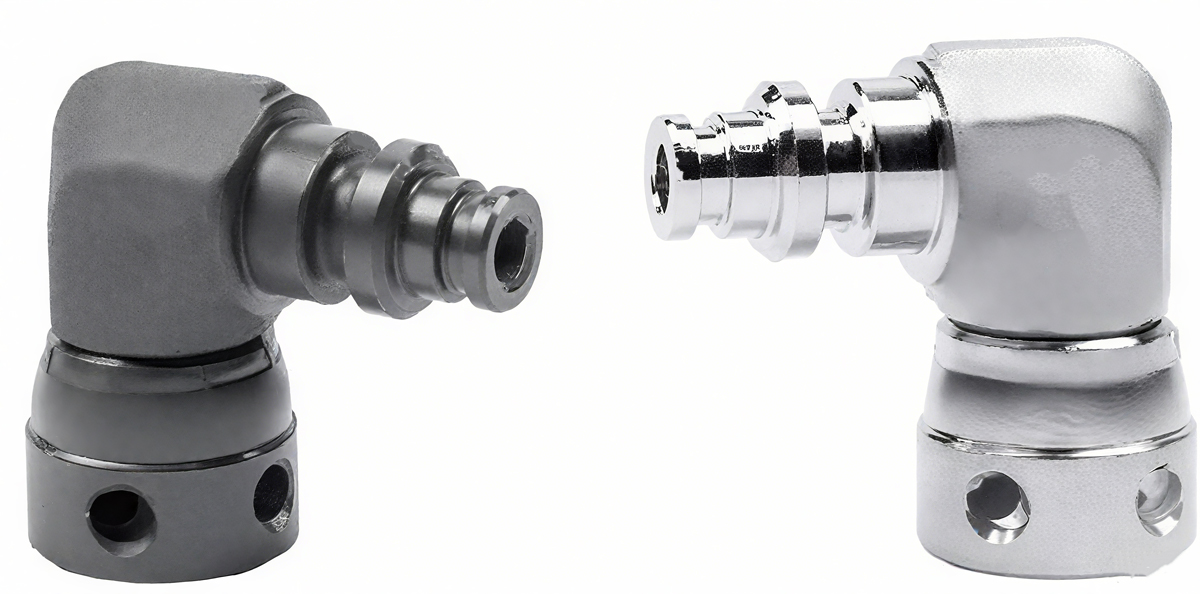 90° rotating coupling