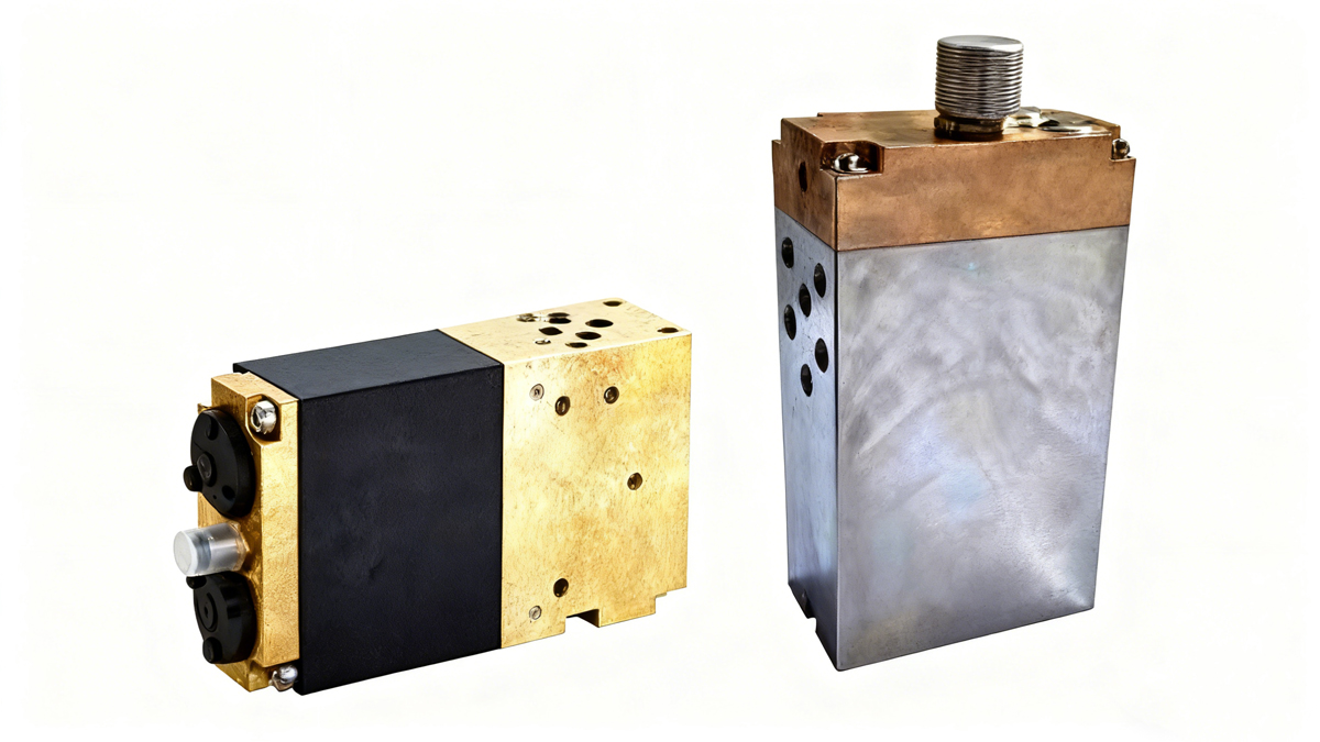 Double magnetic valve